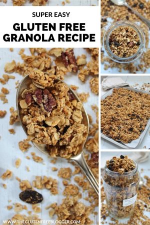 easy gluten free granola recipe peanut butter breakfast ideas (1)