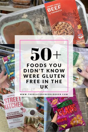 ACCIDENTALLY GLUTEN FREE FOODS IN THE UK