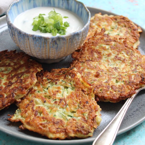 gluten free courgette and halloumi fritters recipe