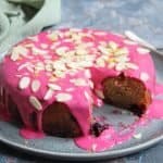 GLUTEN FREE BLACKCURRANT AND LEMON CAKE