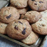 gluten free cookies - dark chocolate, ginger and pecan cookies recipe