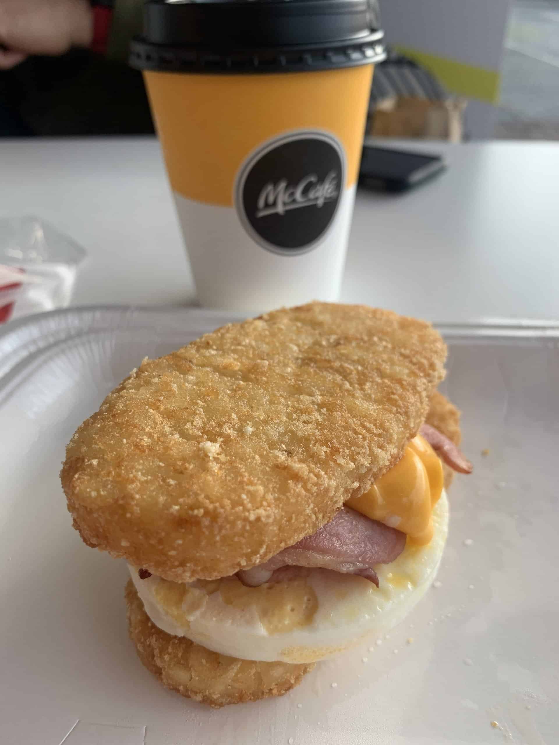 mcdonald's gluten free breakfast options UK