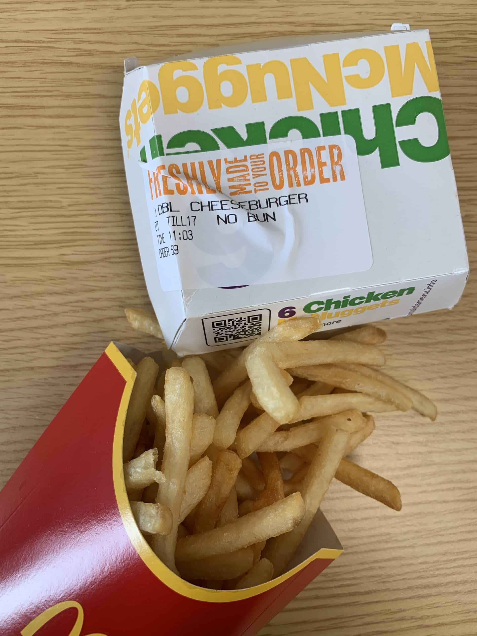 mcdonald's gluten free in the uk