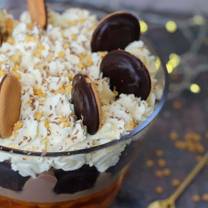 GLUTEN FREE JAFFA CAKE TRIFLE RECIPE
