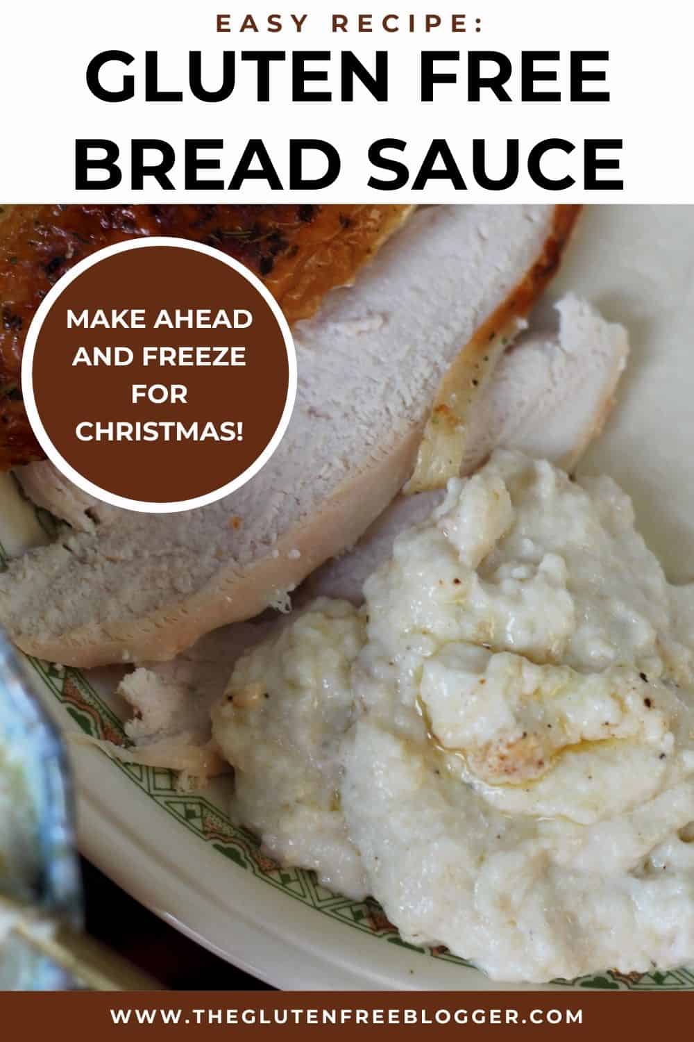 Gluten free bread sauce recipe - Christmas dinner side dish