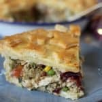gluten free christmas leftovers pie recipe