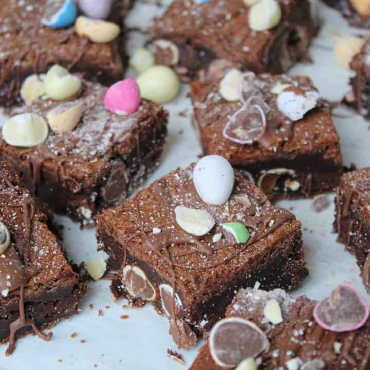 gluten free easter brownies