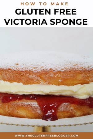 Gluten free Victoria sponge cake recipe