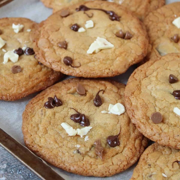 chewy gluten free cookies triple chocolate chip