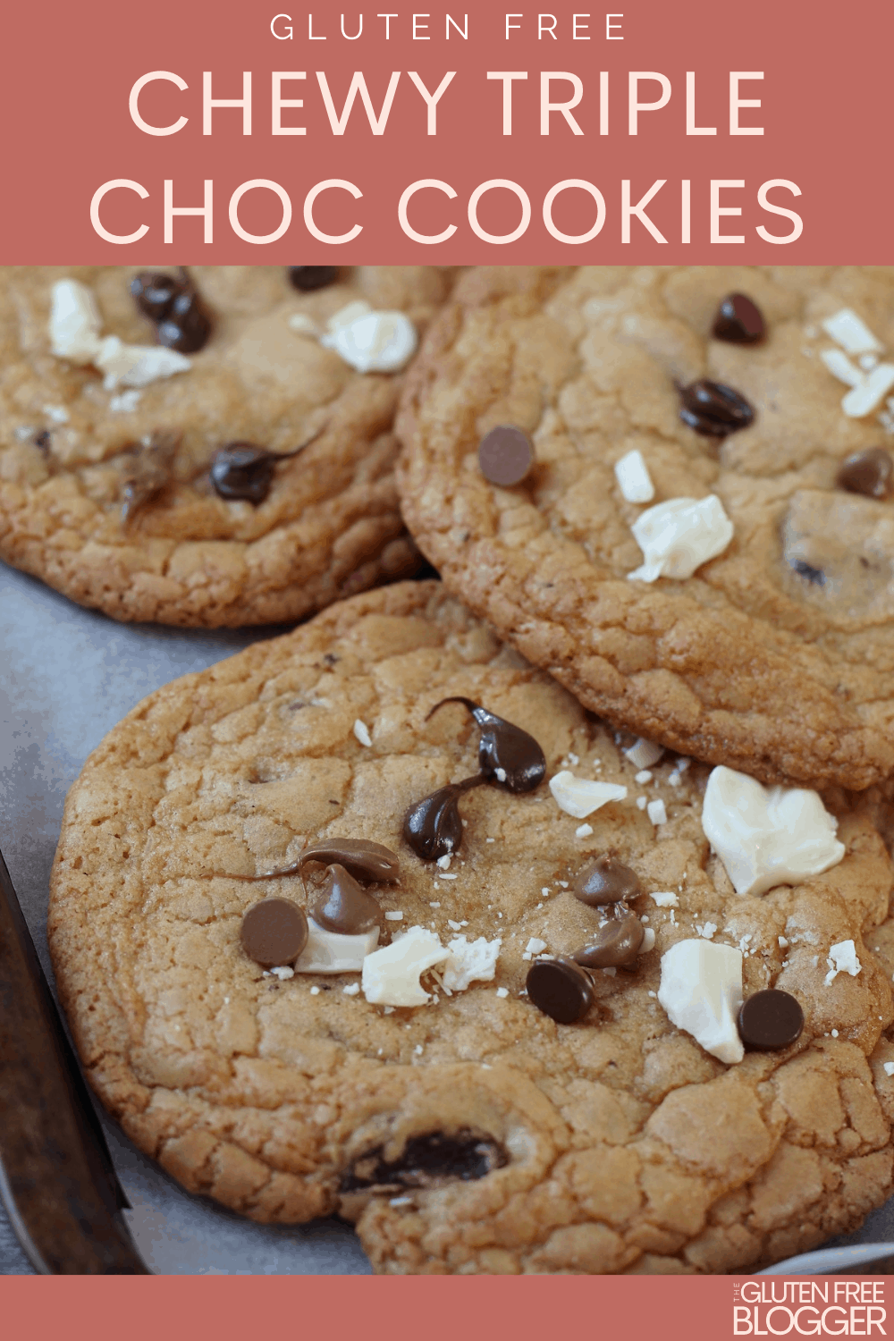 chewy gluten free cookies triple chocolate chip