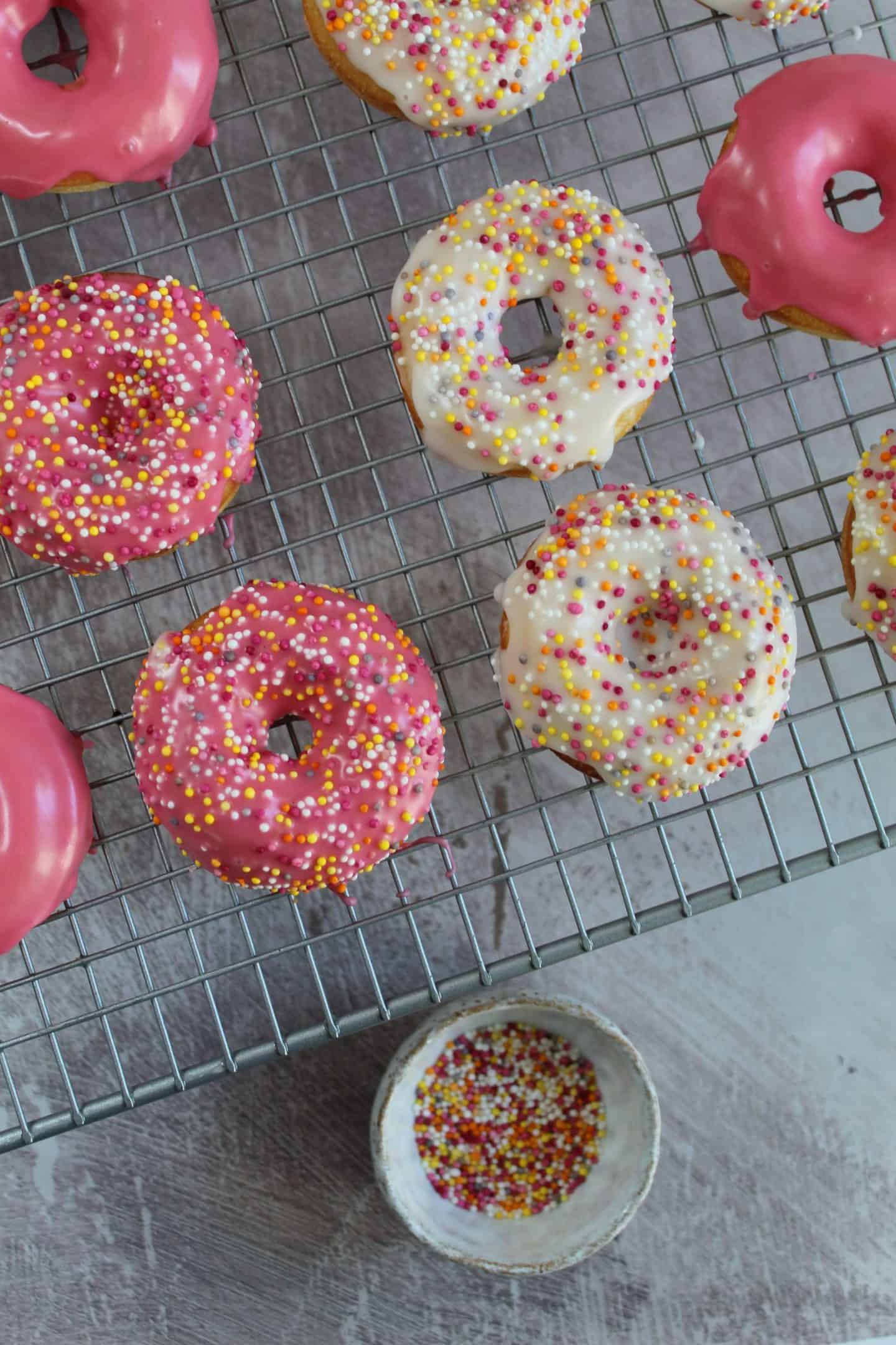 gluten free iced doughnuts