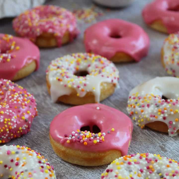 gluten free iced doughnuts