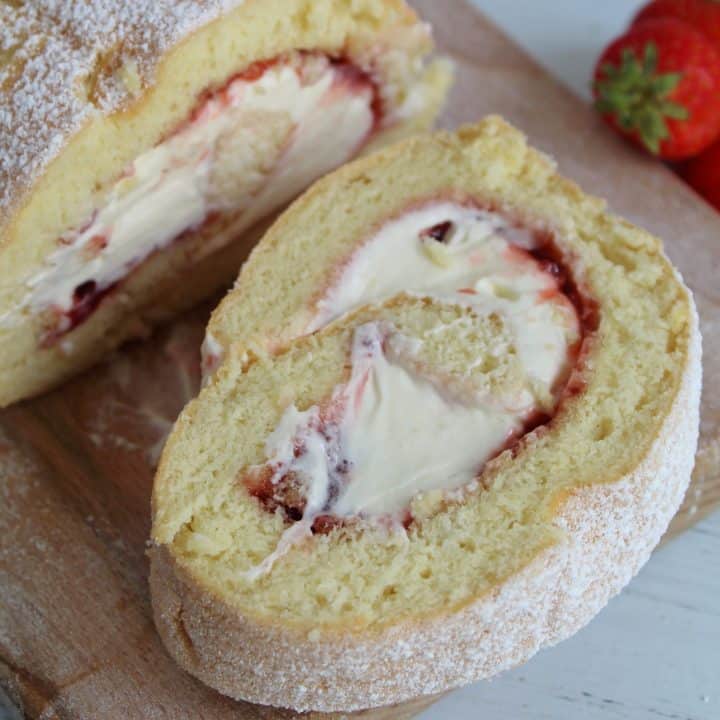 Gluten Free Swiss Roll Recipe (Dairy Free Option)