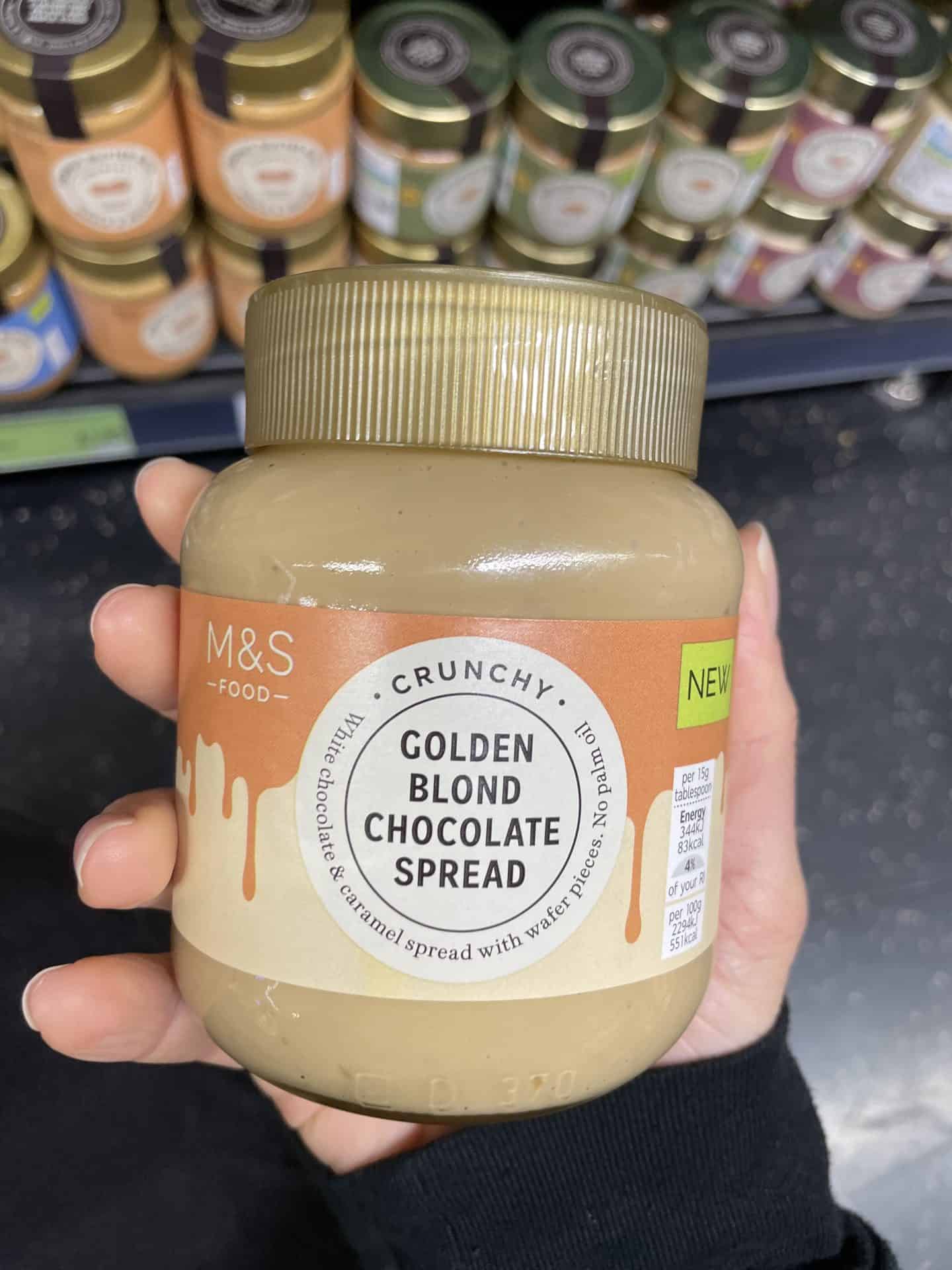 m&S golden chocolate spread