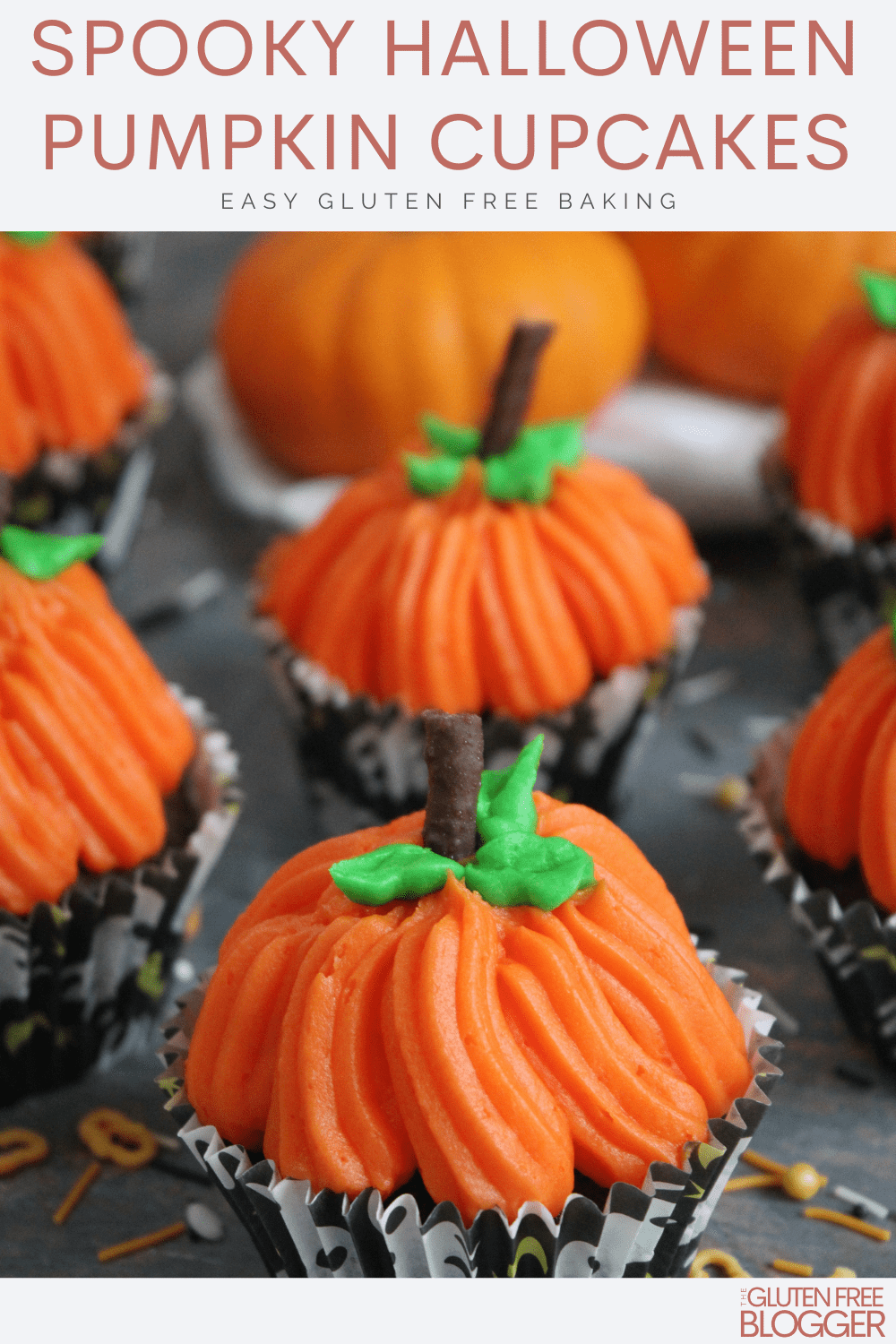 Halloween Pumpkin Cupcakes Gluten Free 1