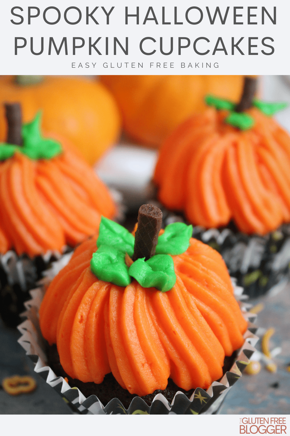 Halloween Pumpkin Cupcakes Gluten Free 1
