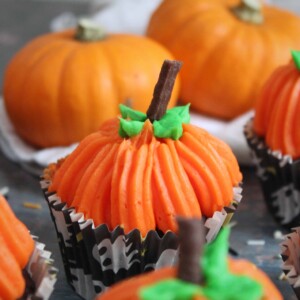 Halloween Pumpkin Cupcakes Gluten Free 24