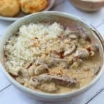 gluten free beef stroganoff