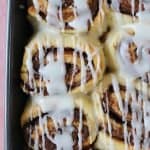 Overhead shot of gluten free Nutella buns.