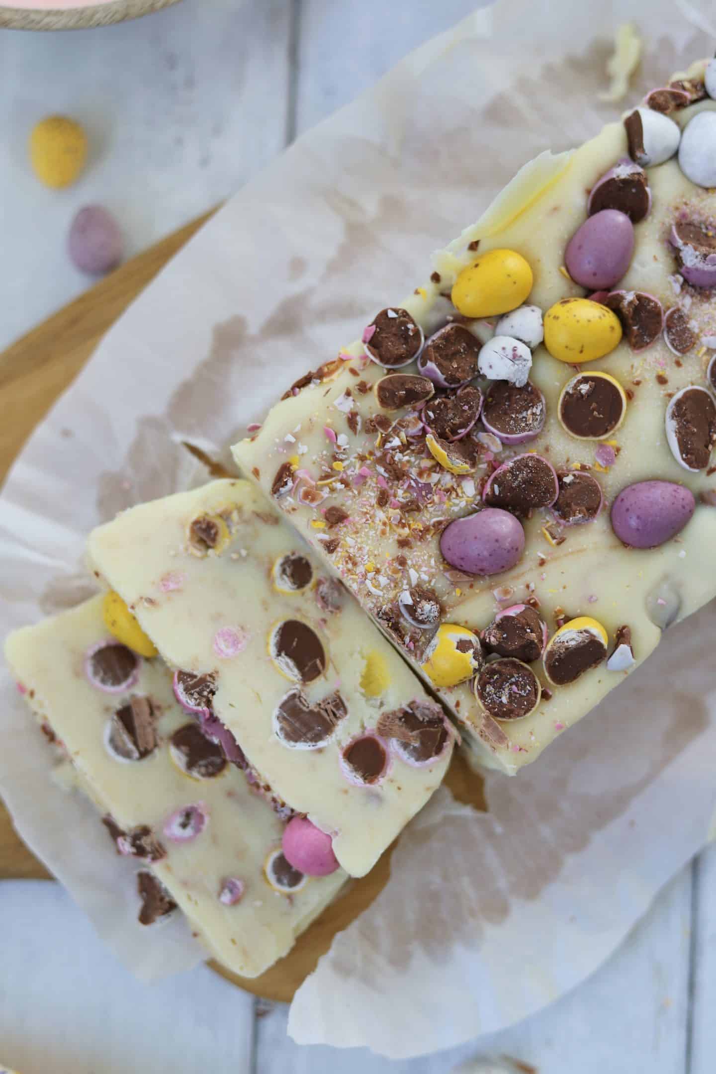 mini egg fudge gluten free recipe