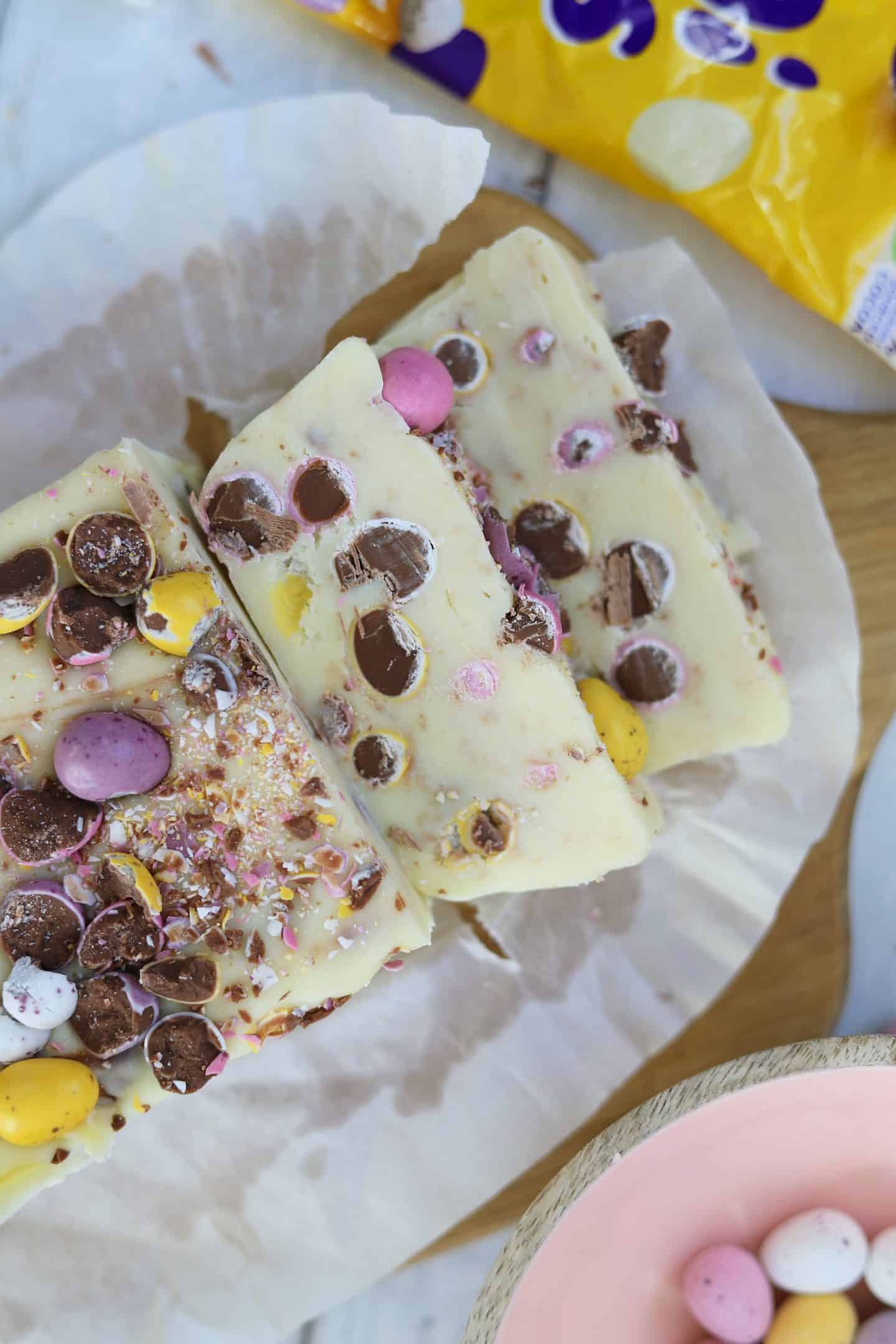 mini egg fudge gluten free recipe