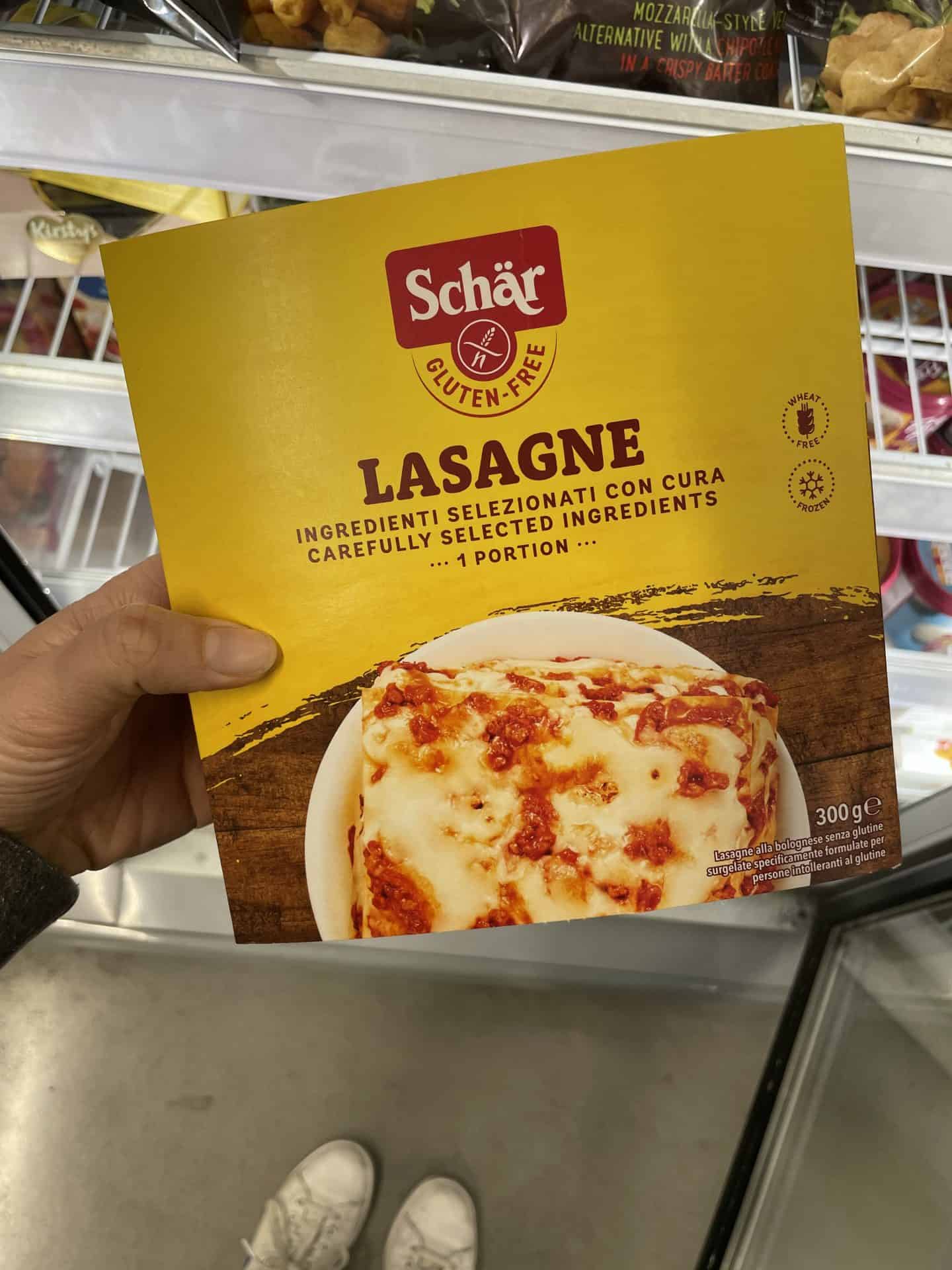 schar gluten free lasagne