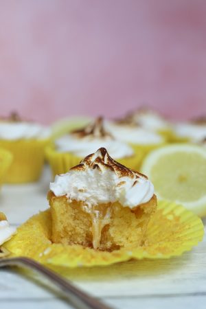 Gluten free lemon meringue cupcakes