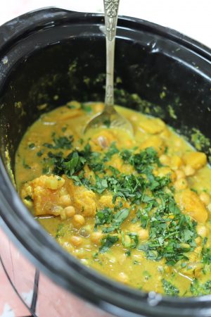 BUTTERNUT SQUASH AND CHICKPEA CURRY