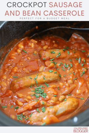 gluten free sausage casserole in slow cooker