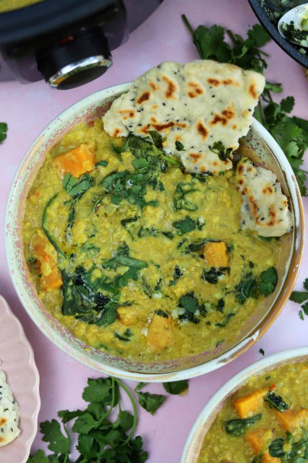 Slow Cooker Sweet Potato and Spinach Dhal The Gluten Free Blogger