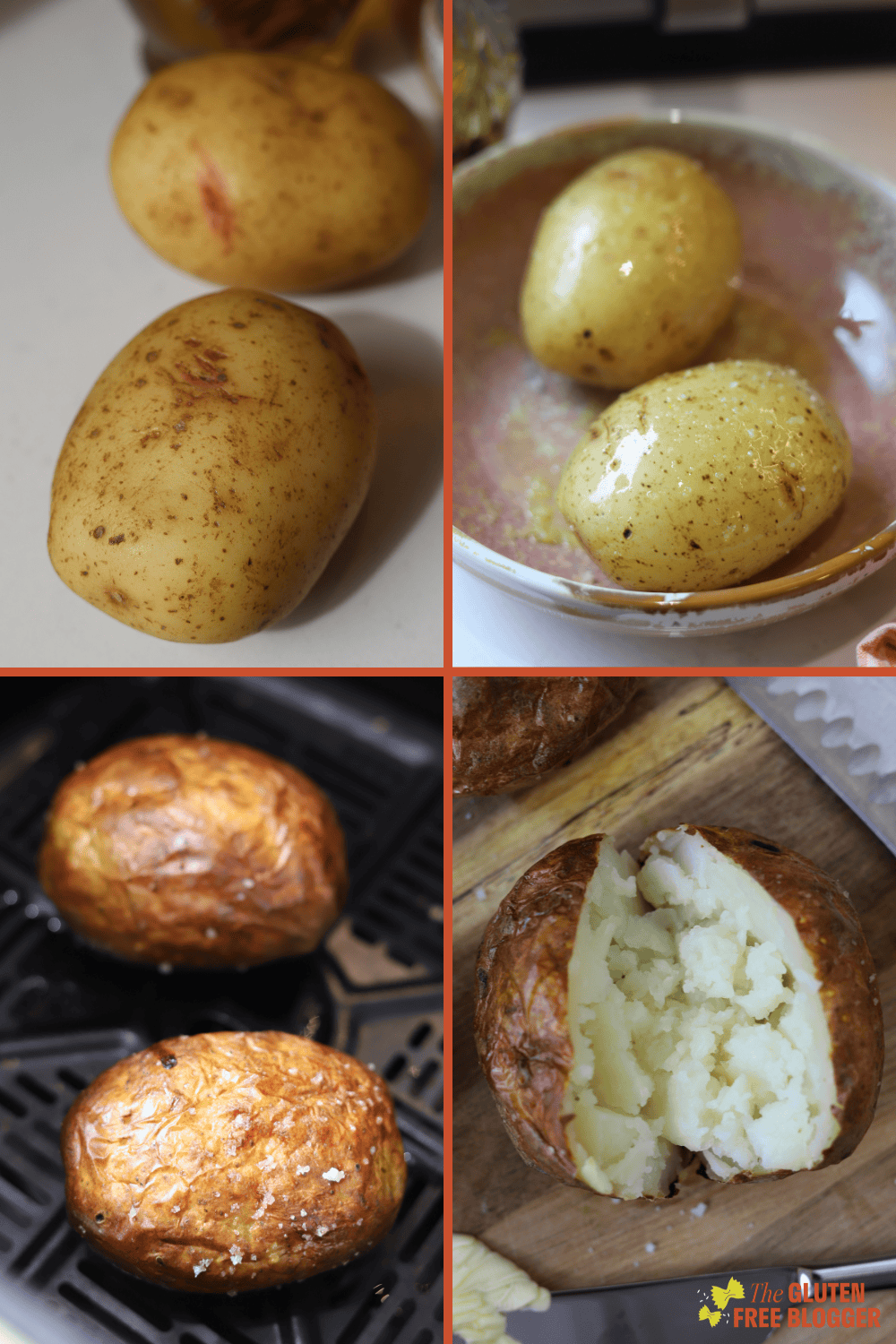 air fryer jacket potatoes recipe with microwave