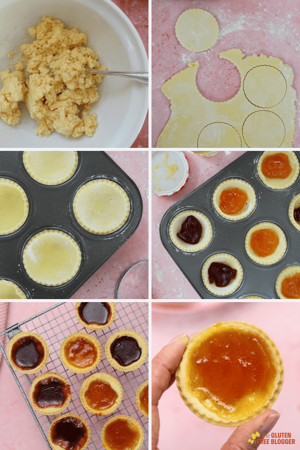 gluten free jam tarts recipe step-by-step photos