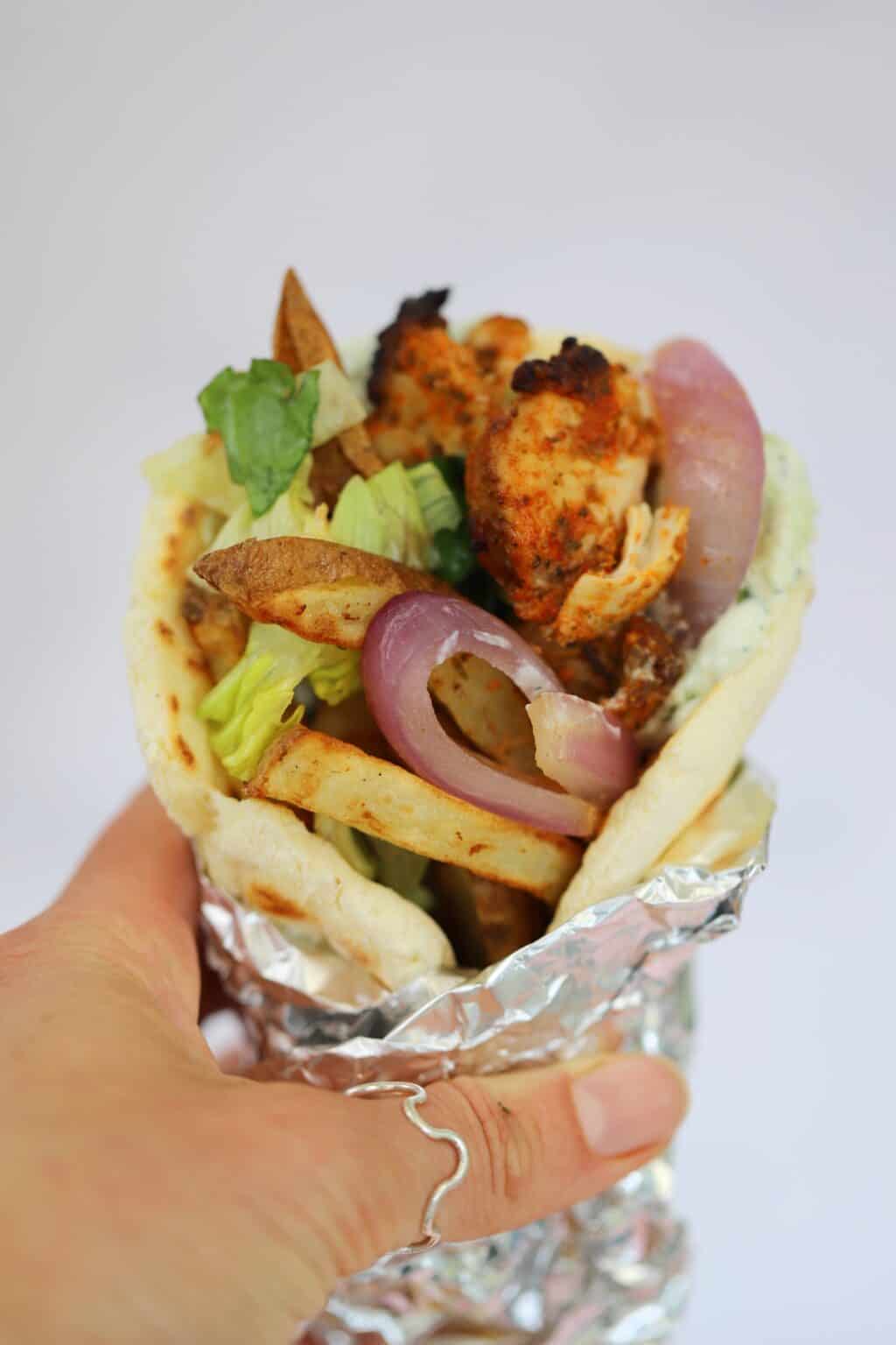 Gluten Free Gyros Assembly