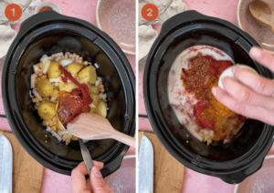 Slow Cooker Chickpea and Potato Curry {Gluten Free, Vegan}