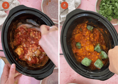 Slow Cooker Chickpea and Potato Curry {Gluten Free, Vegan}