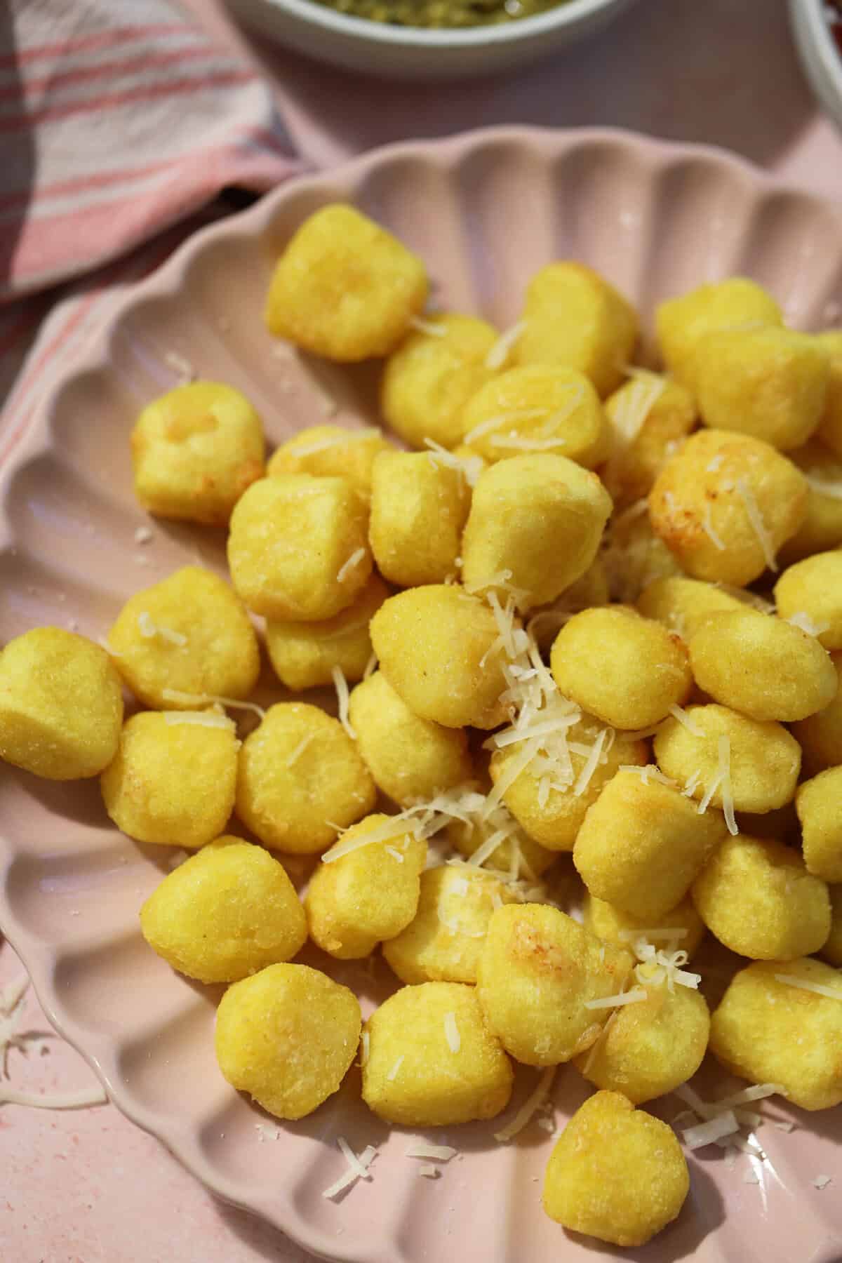 Crispy Air Fryer Gnocchi {Gluten Free}