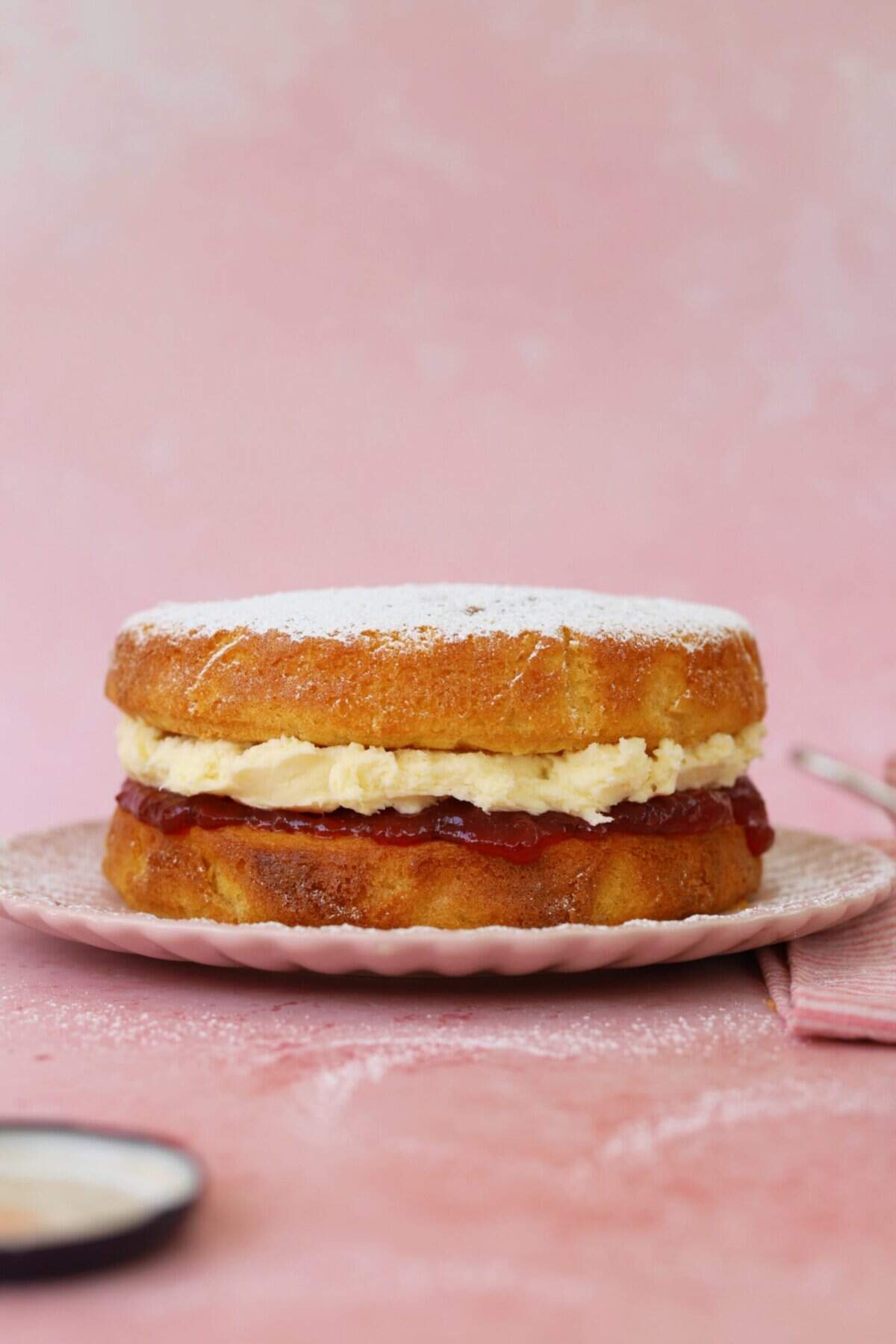 A gluten free Victoria sponge cake.