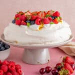 A gluten free pavlova.