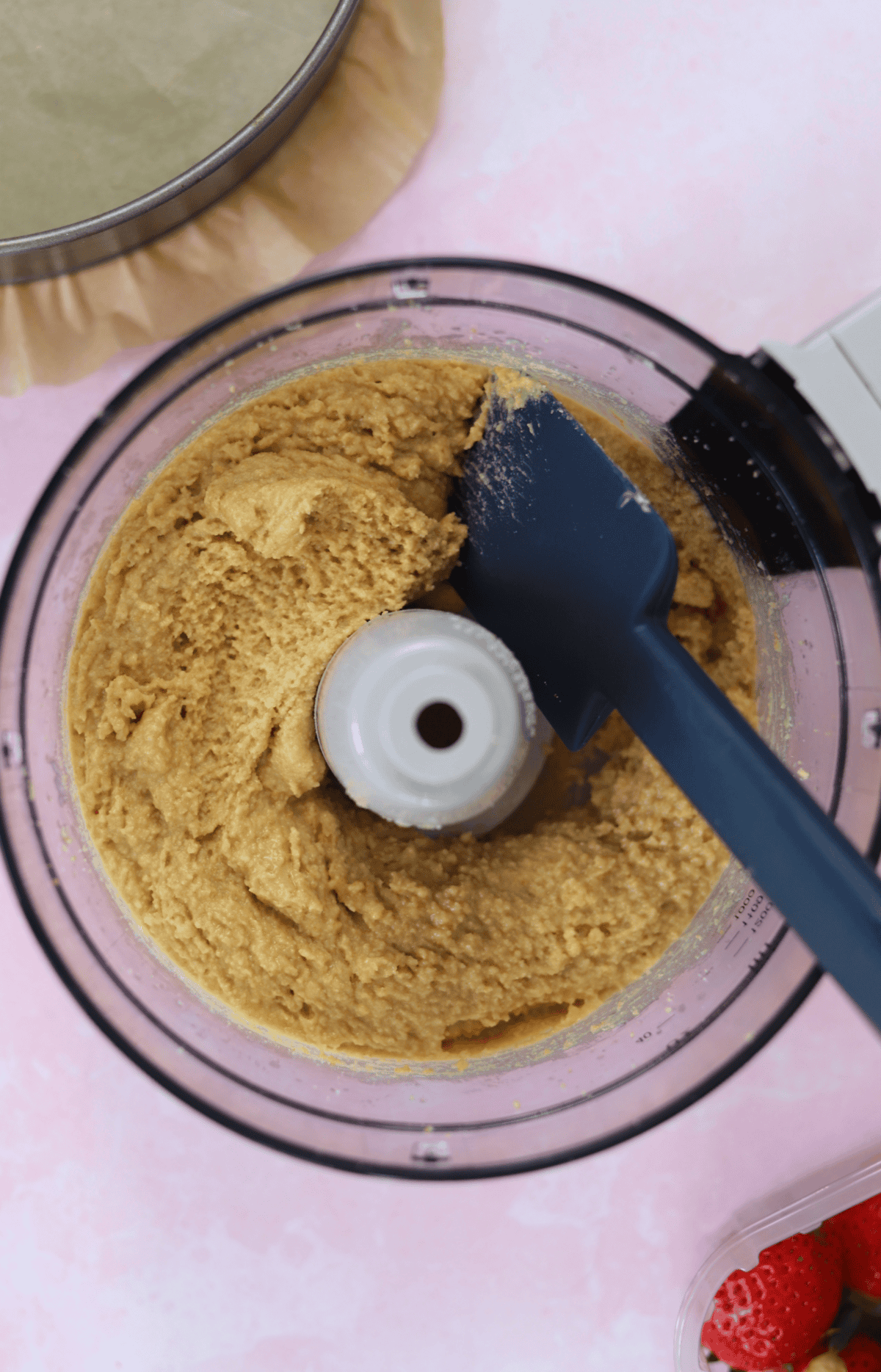 Make the biscuit base in a food processor.