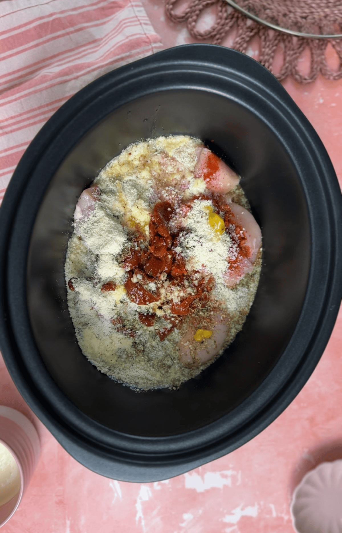 Add the remaining ingredients to the slow cooker.