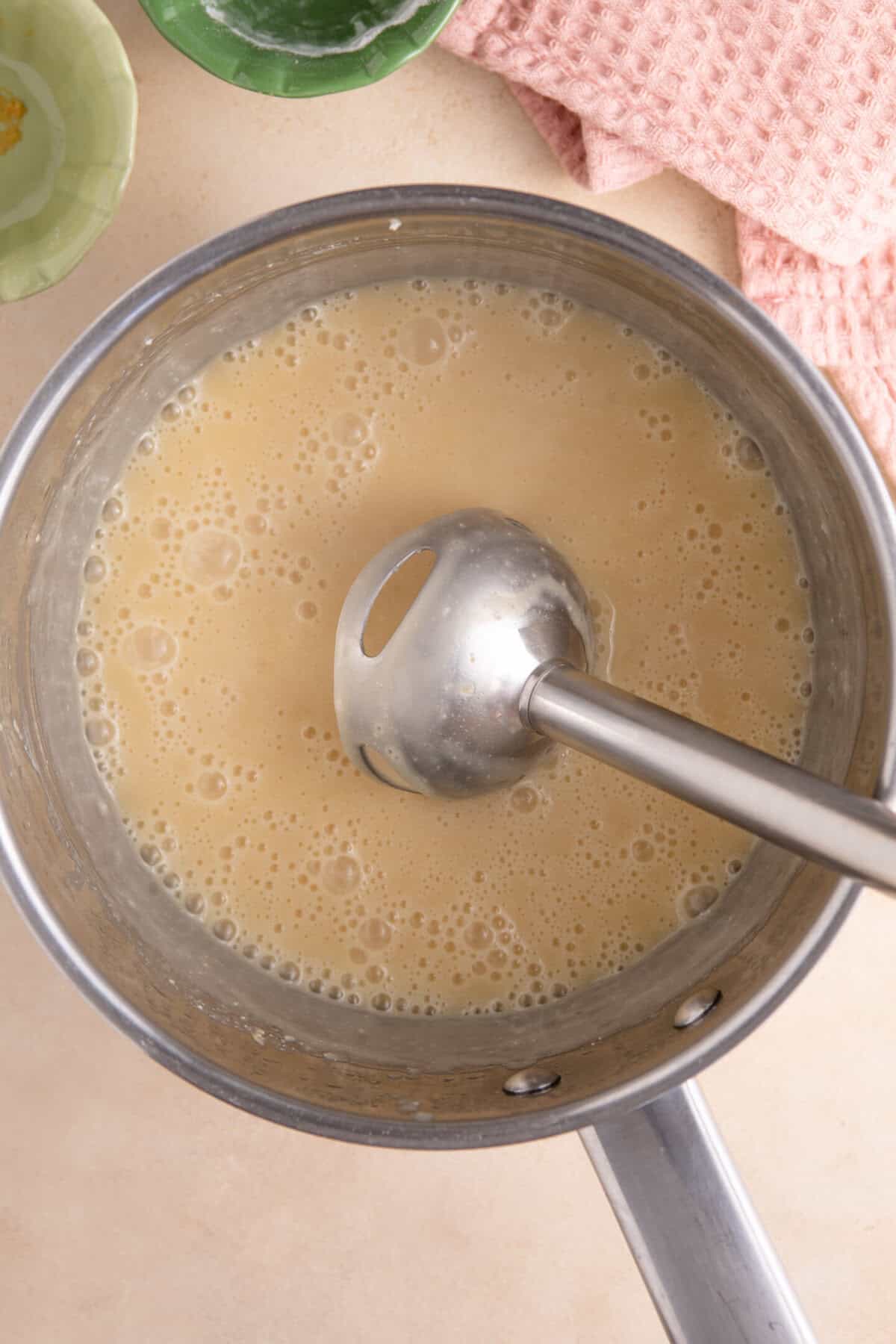 Blend the gravy for a smoother finish - you can leave it more 'rustic' if you prefer!