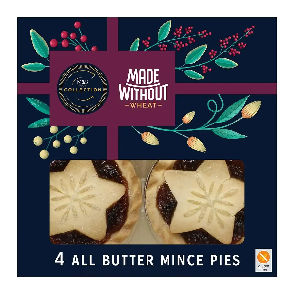 M&S Made Without All Butter Mince Pies.