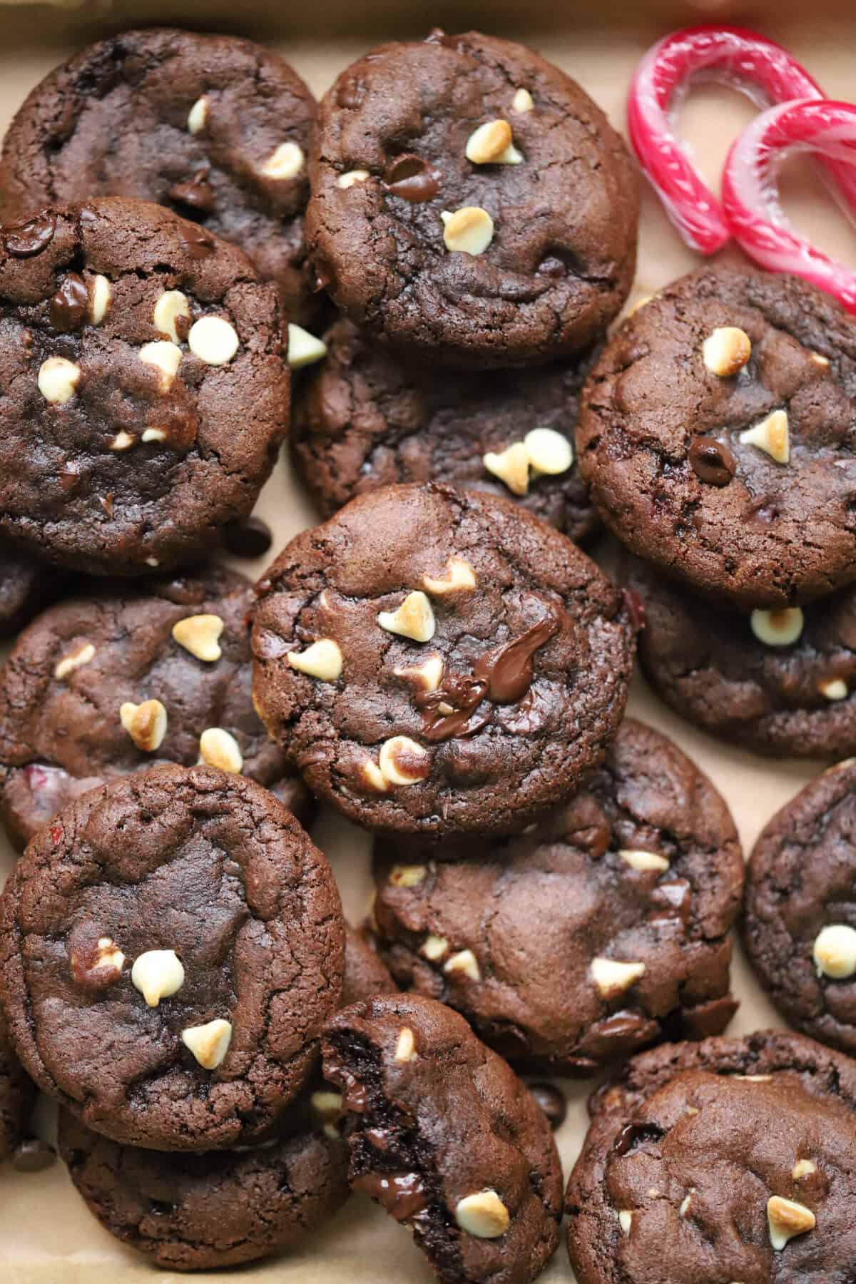 Gluten Free Peppermint Bark Cookies Recipe