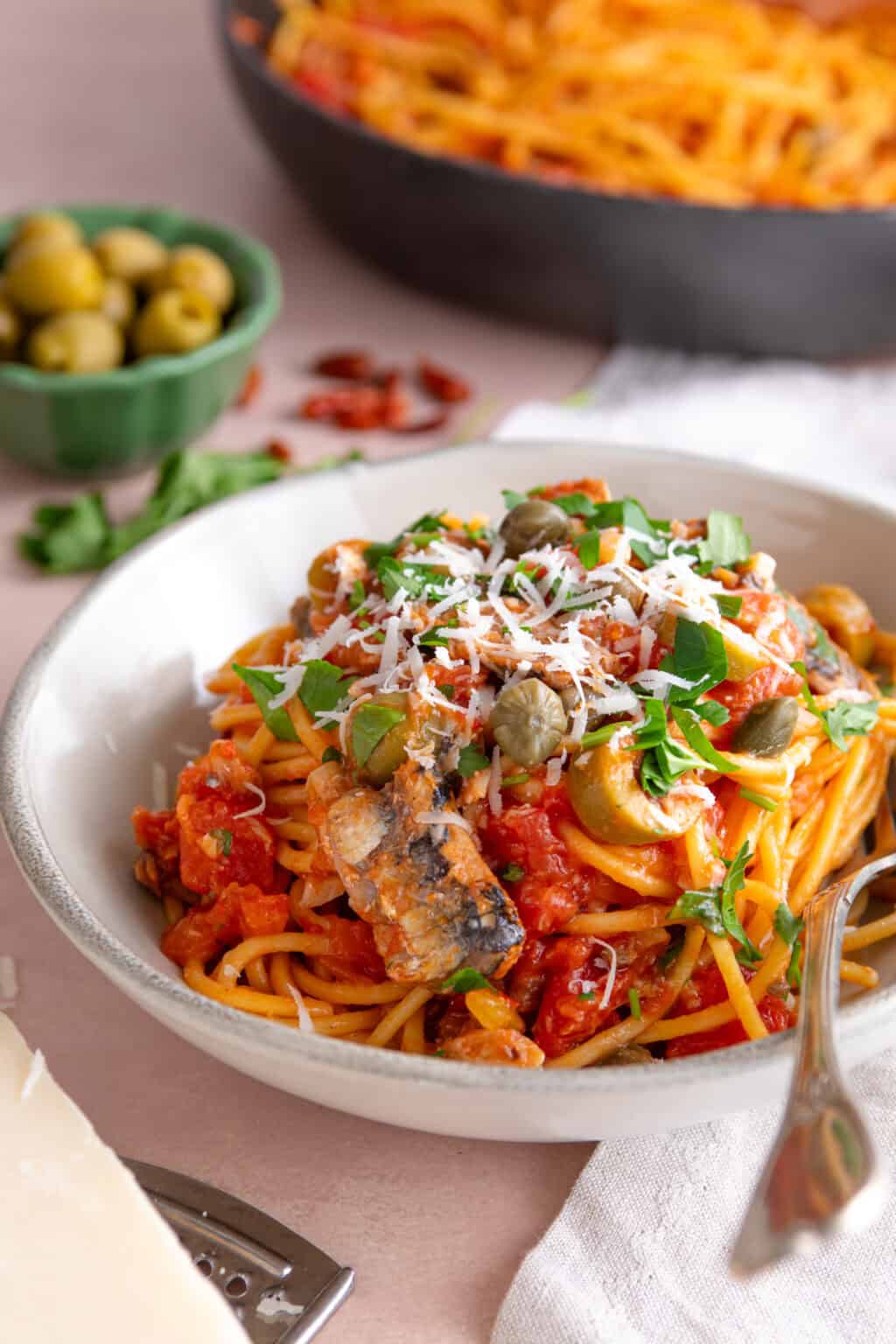 Easy Sardine Pasta Recipe {15 Minute Gluten Free Meal}