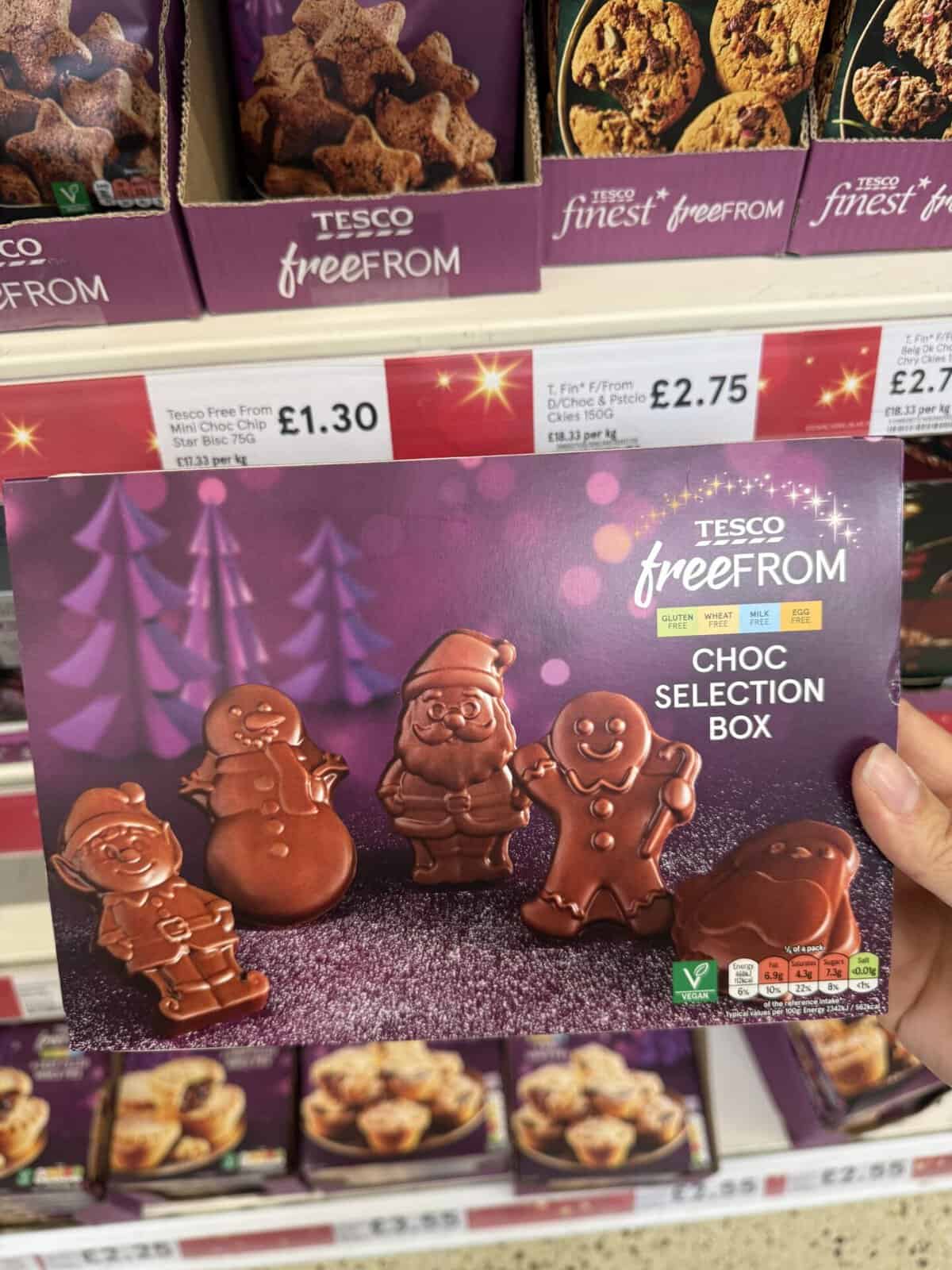 Tesco Free From Choc Selection Box.
