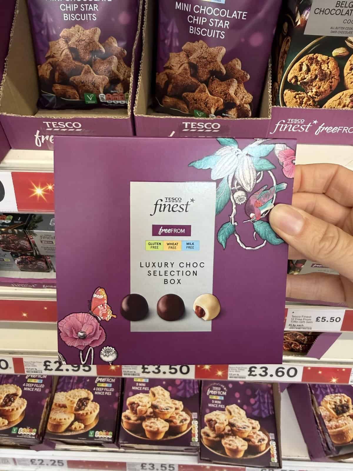 Tesco Finest Free From Luxury Choc Selection.